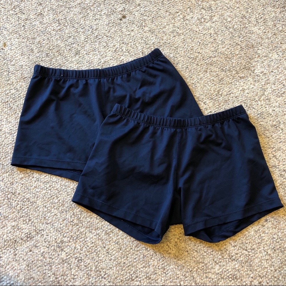 Navy blue spandex